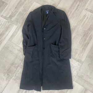 Women's Black Overcoat